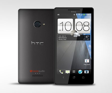 HTC M7 “lộ diện” trước ngày ra mắt - 2 Mặt trước và mặt sau của HTC M7 xuất hiện.