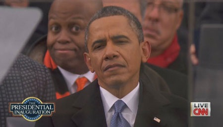 Những hình ảnh hài hước tại lễ nhậm chức của Tổng thống Obama - 4 Normal