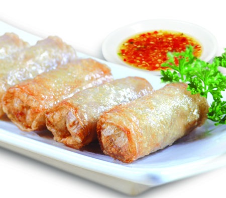 Chả giò giòn tan, thơm ngon với lớp bánh tráng gạo mỏng