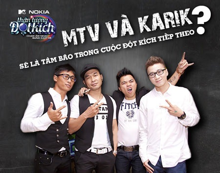 Nokia Asha sẽ đưa MTV cùng Karik cùng xuất hiện trên một sân
khấu?