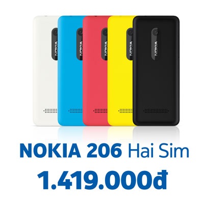 Nokia 206 hai SIM nhiều tính năng thông minh - 1 Chia sẻ nhanh chóng
cùng tính năng Nokia Slam