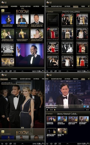 Mọi khoảnh khắc của đêm trao giải đều được cập nhật trên ứng
dụng Oscar dành riêng cho thiết bị