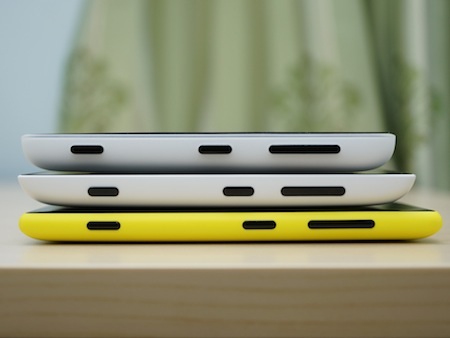 Cận cảnh Nokia Lumia 720 vừa bán ra giá 7,25 triệu đồng - 9 Sự tương đồng trong thiết kế các phím bên hông của máy