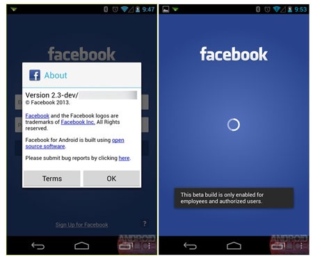 “Lộ” chân dung điện thoại Facebook Phone - 2 Giao diện chụp màn hình Facebook Home.