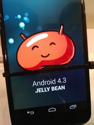Android 4.3 bất ngờ xuất hiện trên Nexus 4 - 3 Giao diện khởi động hệ điều hành Android 4.3 Jelly Bean.