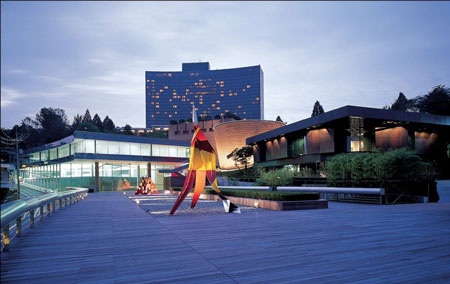 Tham quan trụ sở chính của Samsung tại Hàn Quốc - 10 Một góc Samsung Digital City với kiến trúc hiện đại và cảnh quan thoáng đãng