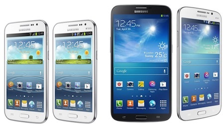 Smartphone màn hình rộng thống lĩnh phân khúc tầm trung 2013 - 2 Galaxy Win 4.7 inch và Galaxy Mega 5.8/6.3inch cũng đã được
Samsung giới thiệu