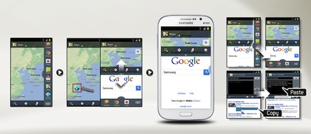 Smartphone màn hình rộng thống lĩnh phân khúc tầm trung 2013 - 5 Không gian hiển thị lớn giúp trải nghiệm multi window thoải
mái hơn