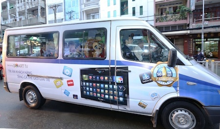 Biệt đội Samsung SmartTV ra mắt tại ngày hội