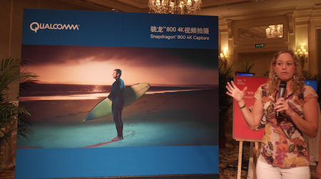 Qualcomm khoe khả năng “chơi” video 4K trên Snapdragon 800 - 1 Snapdragon 800 hỗ trợ hình ảnh video đạt độ phân giải lên tới 4K.