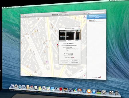 Bản đồ Apple Maps đã có mặt trên máy tính Mac.
