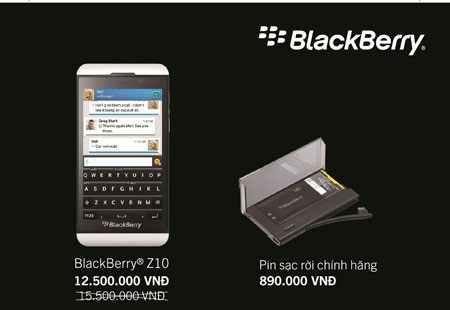 BlackBerry Z10 chính hãng ưu đãi đặc biệt - 2 Để biết thêm thông tin về điện thoại thông minh BlackBerry Z10, vui lòng truy cập