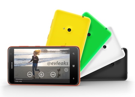 Nokia Lumia 625 lộ “chân dung” trước giờ ra mắt - 1 Lumia 625 sẽ được Nokia ra mắt trong ngày mai.