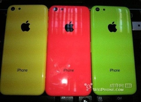 Nhà máy Foxconn làm rò rỉ bộ vỏ nhựa của iPhone giá rẻ - 3 Bộ vỏ nhiều màu sắc được làm bằng nhựa của iPhone giá rẻ.