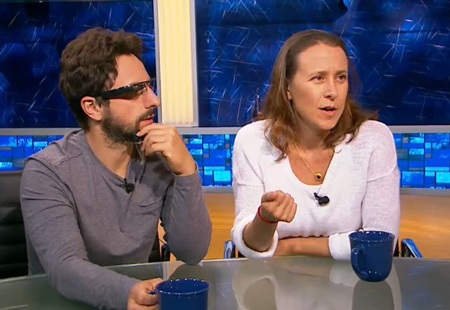 Gia đình nhà sáng lập tỷ phú Google bất ngờ tan vỡ - 1 Sergey Brin và vợ lúc còn mặn nồng