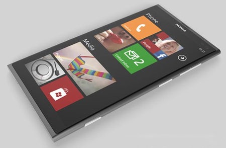 Một ý tưởng của chiếc điện thoại lai máy tính bảng Lumia 1520.