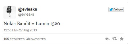 Phablet 6 inch của Nokia có tên gọi Lumia 1520