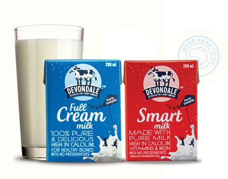 Sữa tươi Devondale: nguồn dinh dưỡng lý tưởng cho bé yêu