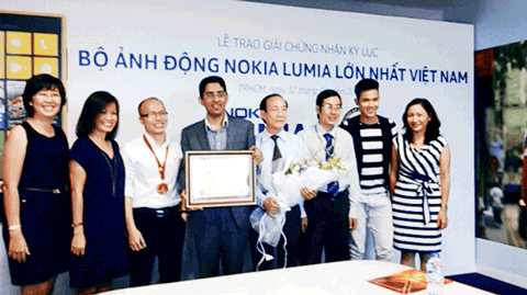 Nokia Lumia xác lập Kỷ lục bộ ảnh động lớn nhất - 2 Nokia Lumia xác lập Kỷ lục bộ ảnh động lớn nhất