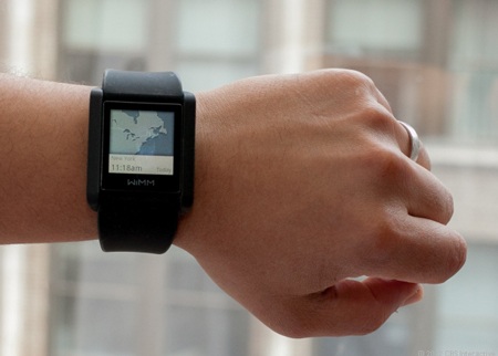 Một chiếc đồng hồ thông minh của WIMM sản xuất trước khi rơi vào khó khăn và được Google mua về.