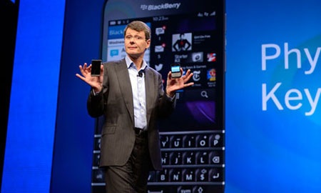 Nhớ một thời BlackBerry! - 1 CEO Thorsten Heins buộc phải thừa nhận thất bại của mình trên thị trường smartphone.