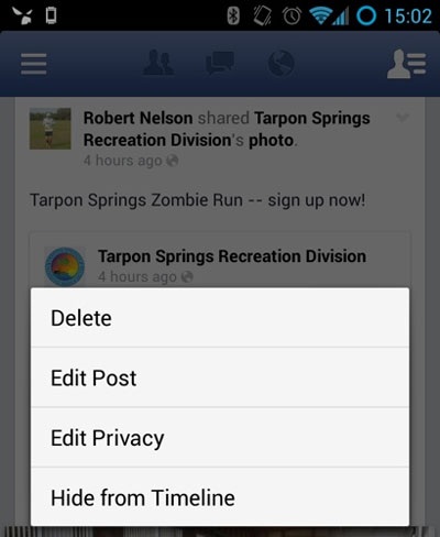 Facebook đã cho phép sửa cập nhật trạng thái status - 1 Đã có thể sửa chữa status trên Facebook.