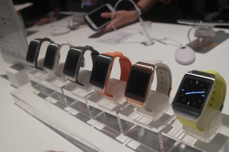Galaxy Gear sẽ xuất hiện với 6 màu sắc khác nhau