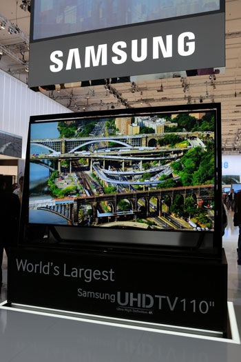Chiếc TV UHD to nhất tại IFA 2013 là 110 inch