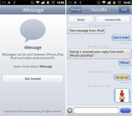 how to use imessage on mac with an android