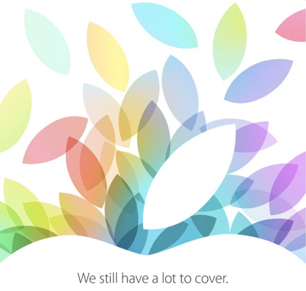 Apple chính thức trình làng iPad Air, iPad mini màn hình Retina - 32 Hình ảnh trong thư mời của Apple vừa chuyển tới giới truyền thông.