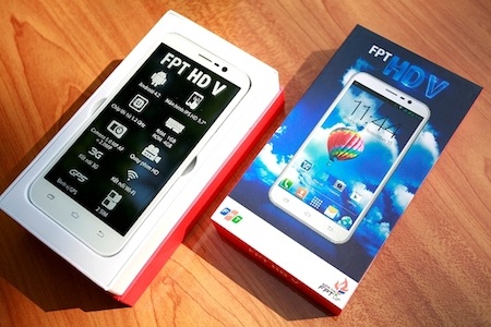 “Đập hộp” phablet đầu tiên của FPT - FPT HD V - 1 Normal