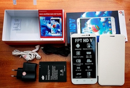 “Đập hộp” phablet đầu tiên của FPT - FPT HD V - 2 Normal