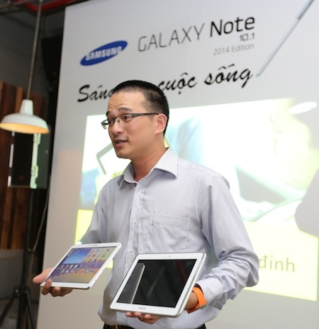 Ảnh chính thức của Galaxy Note 10.1:
