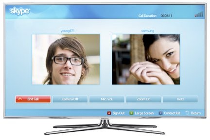 Những ứng dụng đáng thử nghiệm trên Smart TV - 2 Tha hồ chat với người thân yêu với ứng dụng Skype trên
SmartTV