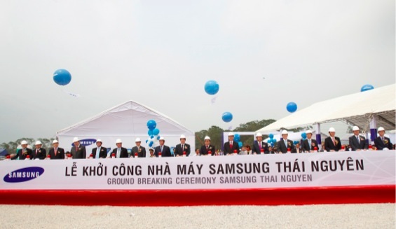 Dự kiến Samsung sẽ đưa vào hoạt động tổ hợp công nghệ thứ
hai tại Thái Nguyên vào năm 2014