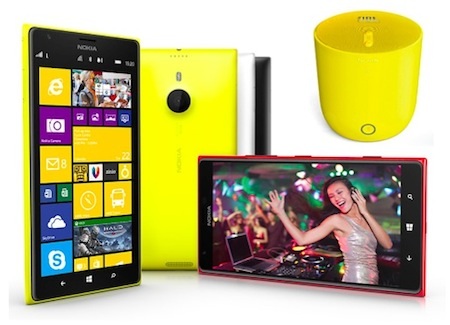 Nokia Lumia 1520 và loa 