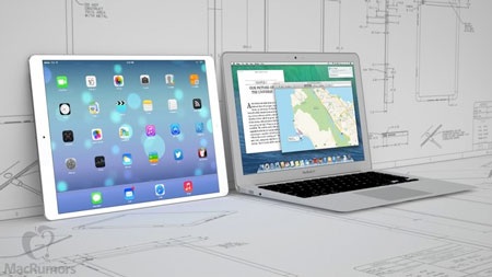Apple đã chọn được đối tác sản xuất iPad 12,9 inch - 1 iPad 12,9 inch sẽ được Apple ra mắt trong năm 2014.
