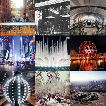 Những địa danh được nhắc đến nhiều nhất trên Instagram trong năm 2013.