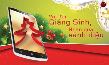 Lenovo khuyến mãi đón Giáng sinh - 1 Cụ thể khi mua: