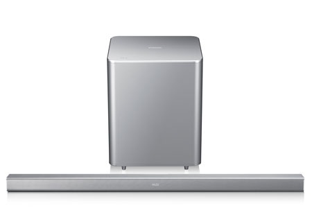 Hỏi, đáp cách chọn dàn âm thanh phù hợp - 4 Loa thanh không dây Samsung với thiết kế Minimalism tinh tế với 1 loa thanh và 1 subwoofer