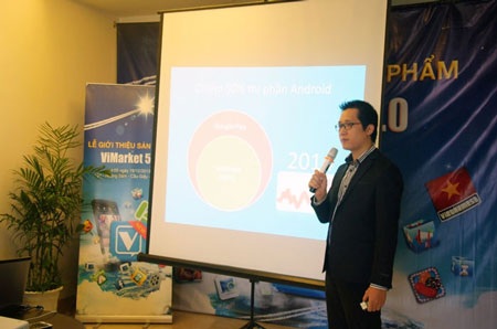 Kho ứng dụng Việt quyết tâm chặn ứng dụng bẩn trừ tiền SMS - 1 Anh Lê Văn Giáp - Giám đốc điều hành của ViMarket.