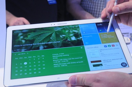 Galaxy NotePro là bản nâng cấp từ phiên bản Galaxy Note 10,1 inch đã được Samsung ra mắt năm ngoái.