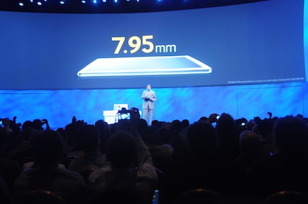 Thiết kế mỏng 7,95mm.