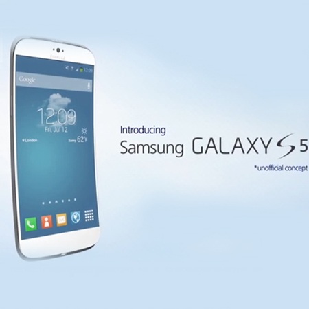 Một ý tưởng về chiếc điện thoại Galaxy S5.