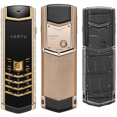 Vertu - Vẻ đẹp nghệ thuật trường tồn của công nghệ - 2 Vertu Signature Full Pave Diamond – Vertu Signature Red Gold – Vertu Signature Zirconium