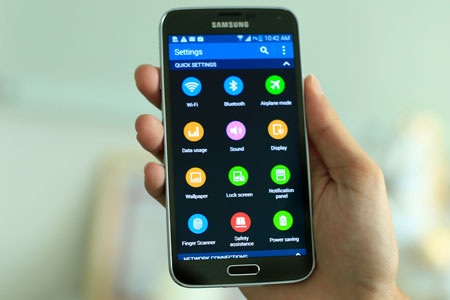 Đánh giá điện thoại Samsung Galaxy S5 - 3 Giao diện TouchWiz đã được cải tiến.