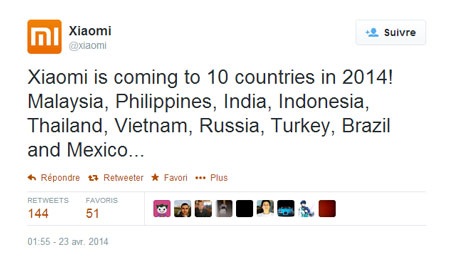 Thương hiệu điện thoại đình đám Trung Quốc muốn tấn công thị trường VN - 2 Xiaomi cũng thông báo về kế hoạch của mình trong việc mở rộng thị trường.
