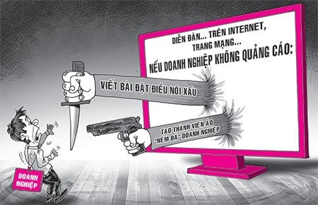 Sức mạnh tống tiền của các diễn đàn “đen” - 1 Sức mạnh tống tiền của các diễn đàn “đen”