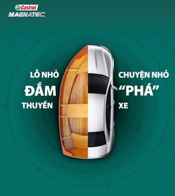 Con thuyền trong đoạn clip chính là hình ảnh ẩn
dụ của chiếc xe quen thuộc