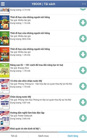 Dễ dàng tải sách trong YBook Premium bằng Samsung Galaxy Tab 4